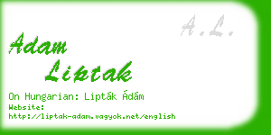 adam liptak business card